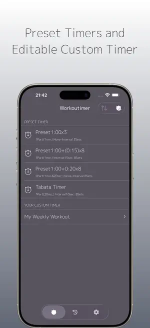 Workoutimer screenshot 2