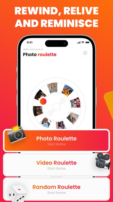 Photo roulette game Screenshot