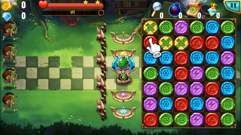 #2. Mystic Quest: Match 3 RPG (iOS) 由: Aziza Rahman