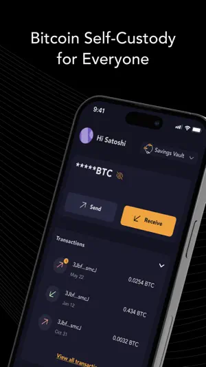 Theya – Bitcoin Wallet screenshot 1