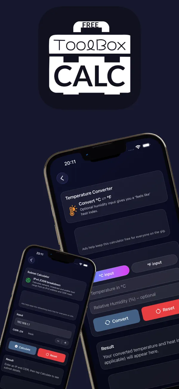 #2. CALC ToolBox (iOS) 由: 1BIGRIG Ltd