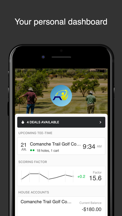 Comanche Trail Golf Course iPhone screenshot 1 - Sports app