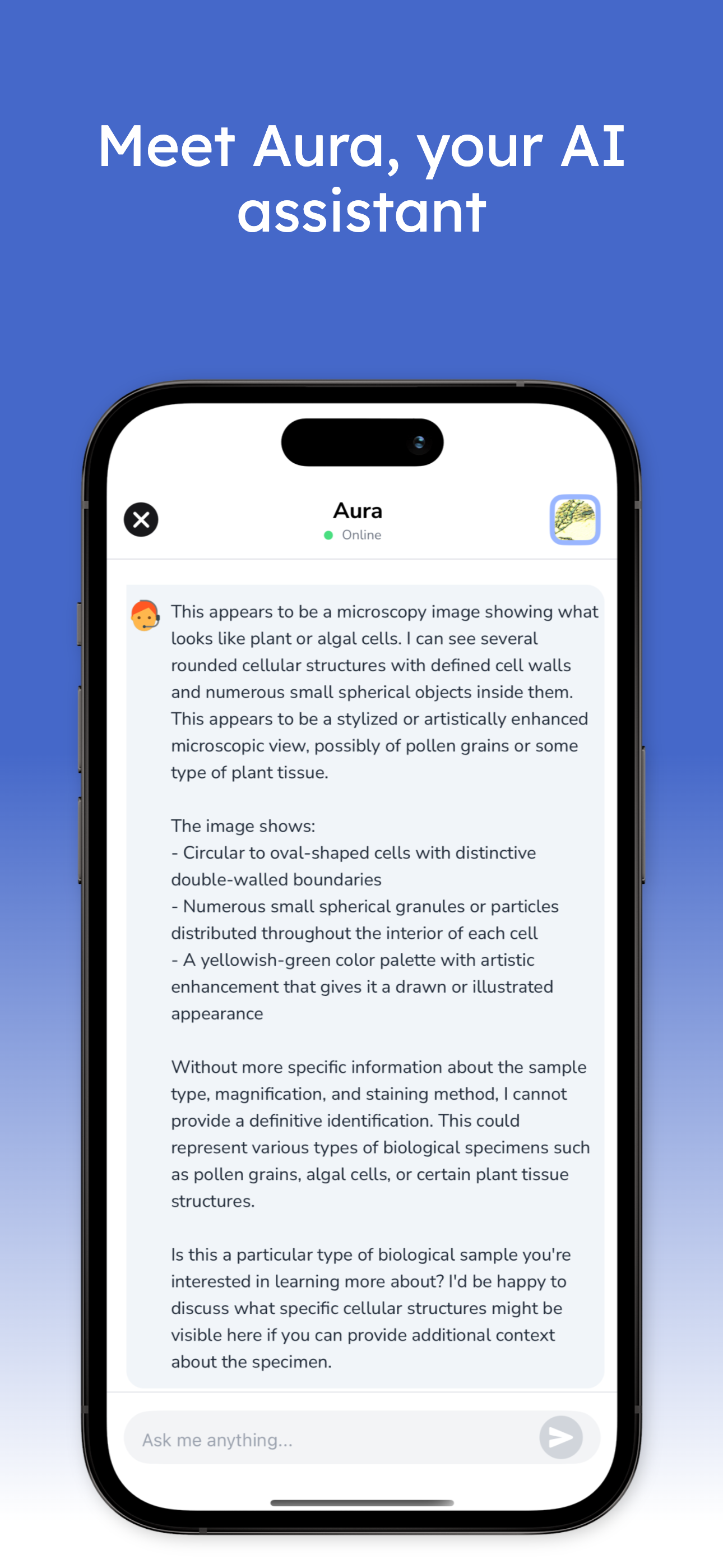 Microscope AI: Identifier・Lens