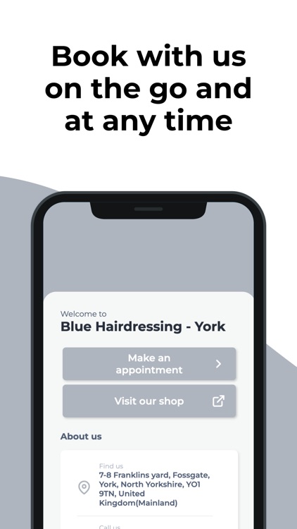 Blue Hairdressing
