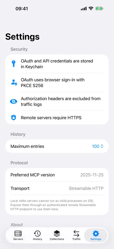 MCP Explorer Mobile screenshot 10 of 10