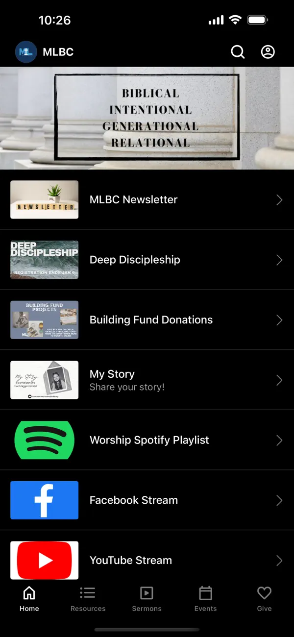 Screenshot #1 pour Marsh Lane Baptist Church