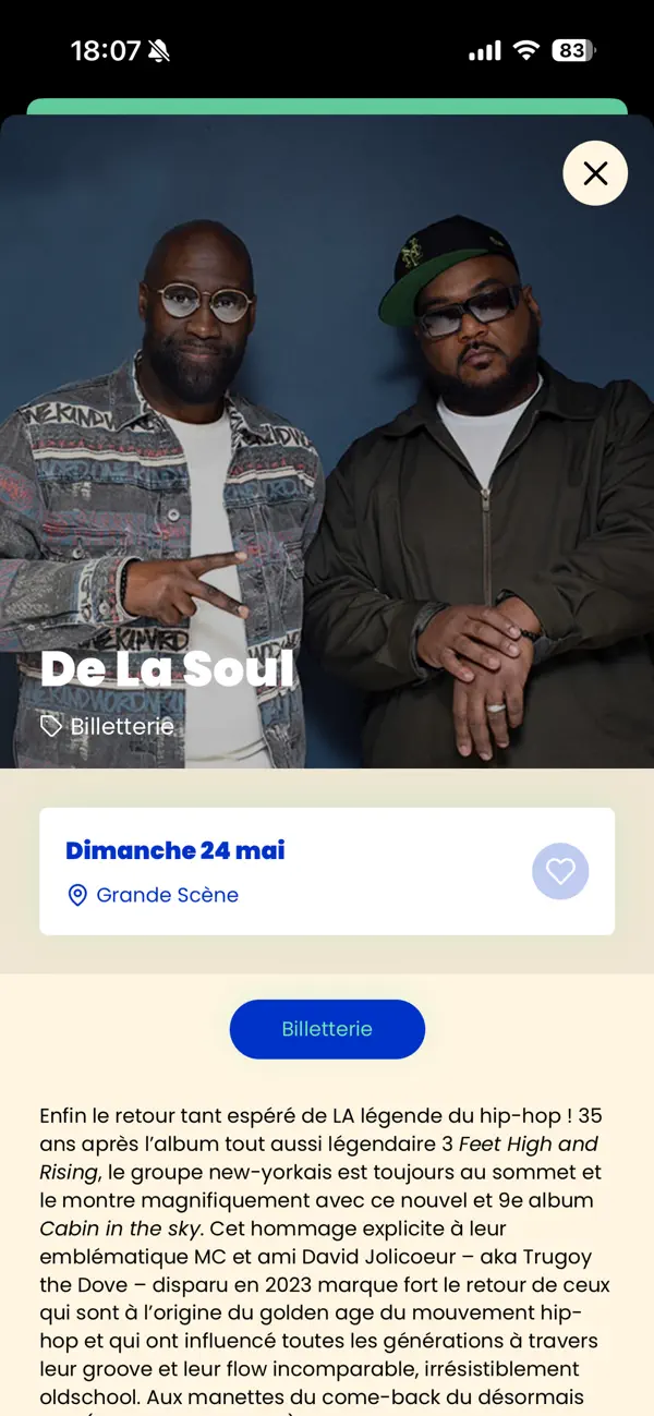 Screenshot #3 pour Festival Art Rock 2026