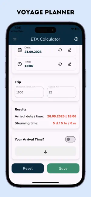 ETA Calculator screenshot 3