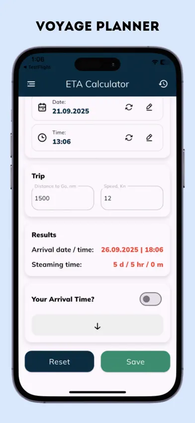 ETA Calculator screenshot 3