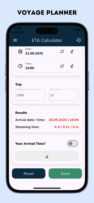 ETA Calculator Screenshot 3 of 8