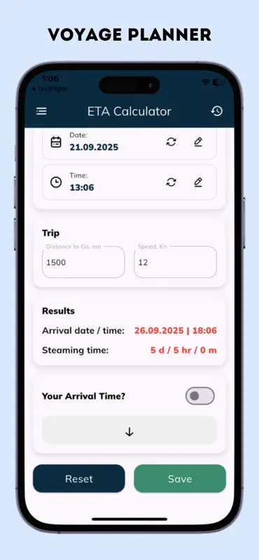 ETA Calculator screenshot 3 of 8