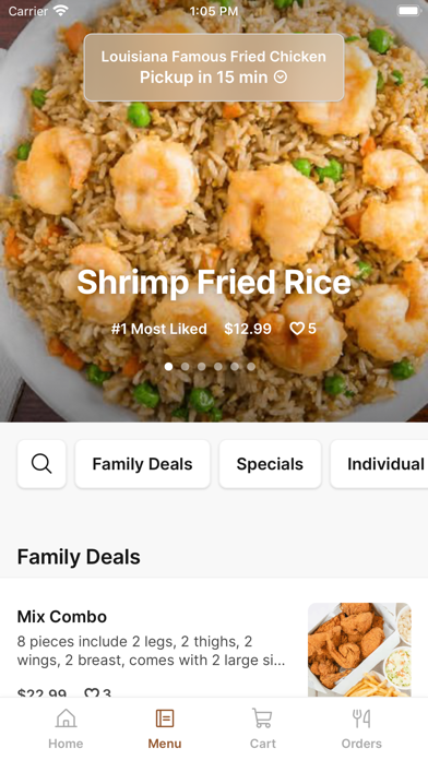 LA Famous Fried Chicken Mobile Screenshot