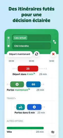 Capture d'écran de Transit • Horaires Bus & Métro sur iPhone 4