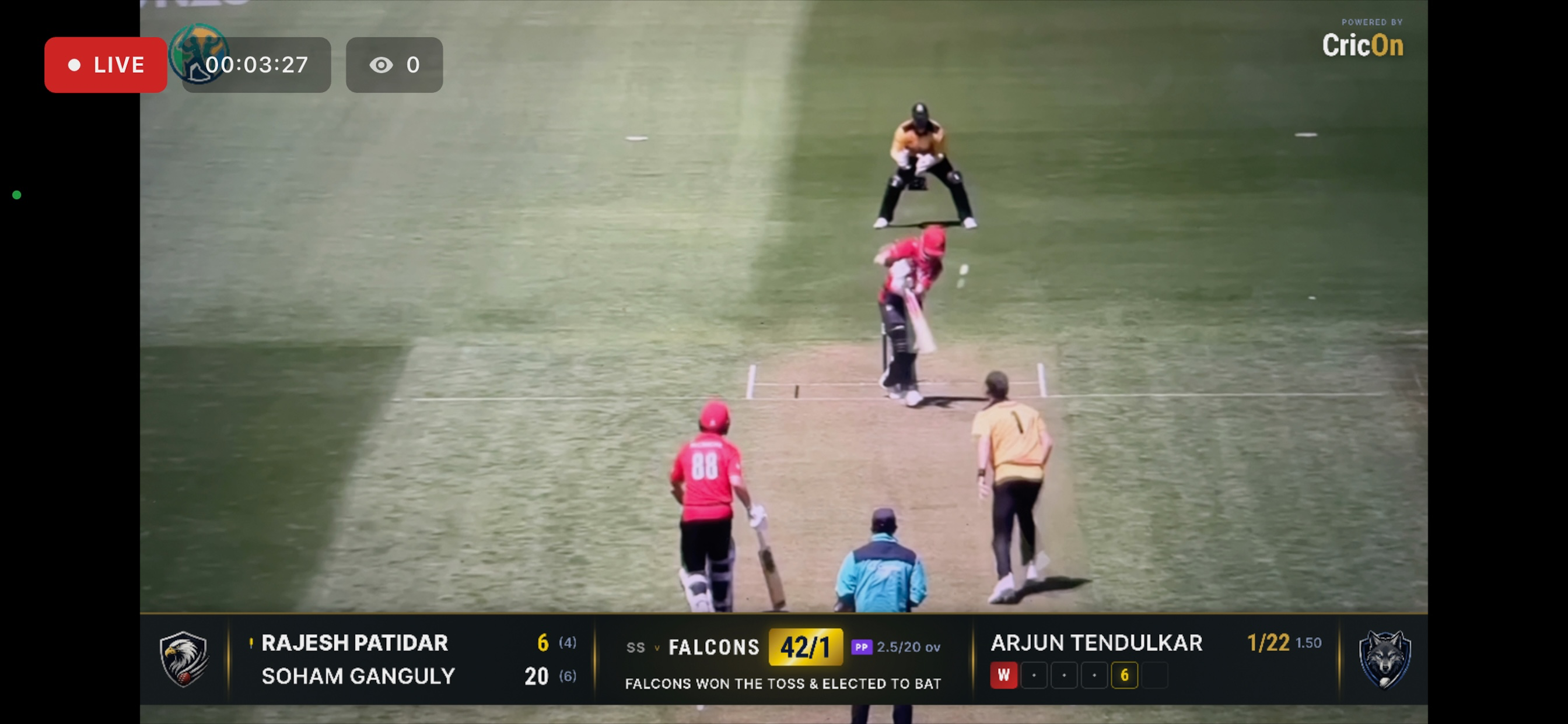 CricOn: Cricket Score & Stream screenshot 3