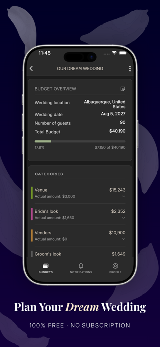 Wedding Budget: Plan Together Screenshot 1 of 6