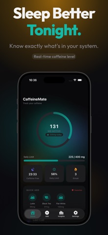 CaffeineMate: Caffeine Tracker Screenshot 1 of 10