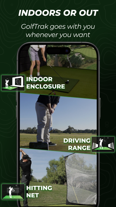 GolfTrak: Phone Launch Monitor Screenshot