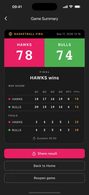 Courtside: Scoreboard & Remote screenshot 4