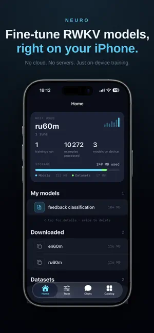 Neuro — Local Fine-Tune screenshot 1