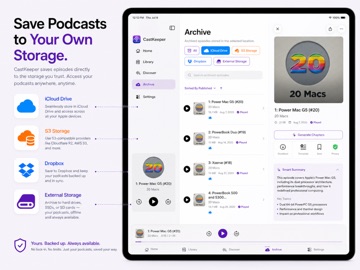 CastKeeper: Podcast Player iPad screenshot
