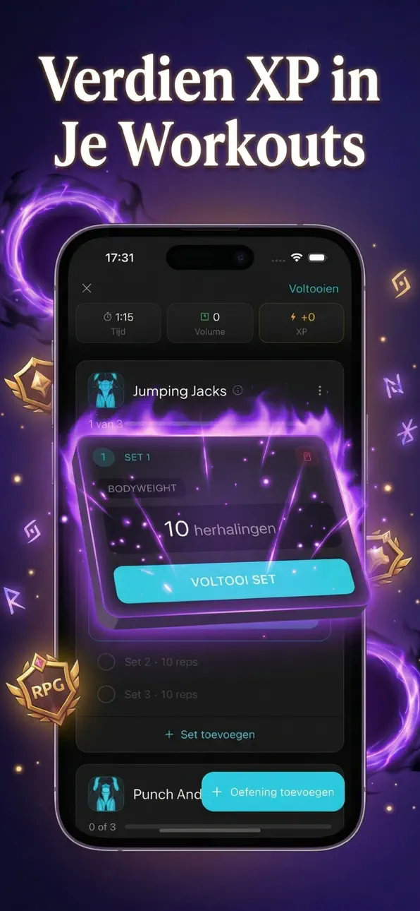 GymLevels: Ranked Gym Workouts iOS Mod IPA screenshot 2 - iOS app interface