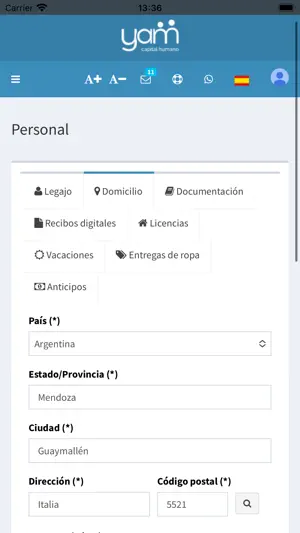 Yam Capital Humano screenshot 2