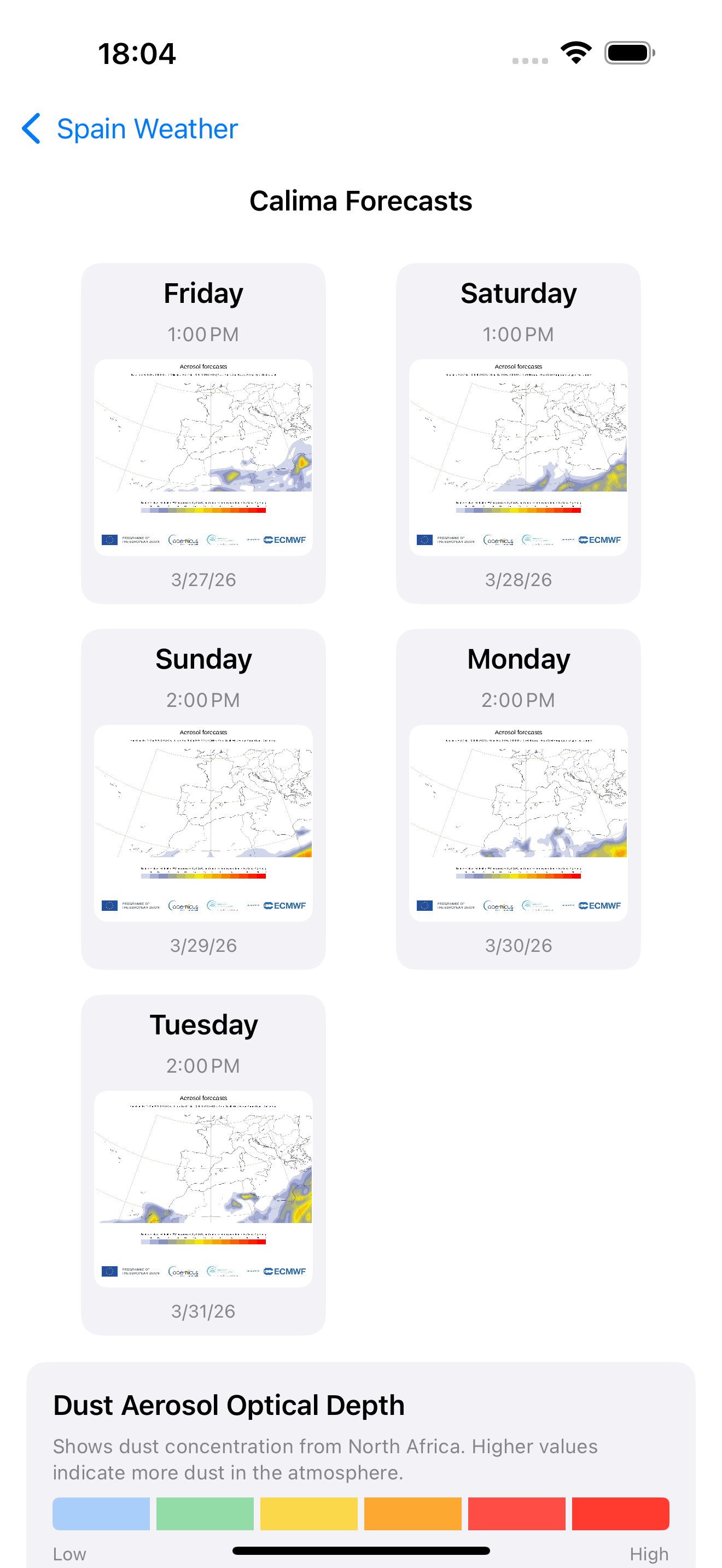 Spain Weather screenshot 9