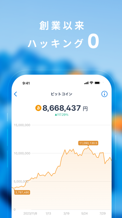 ビットコインならbitFlyer 暗号資産(仮想通貨)のスクリーンショット - 4