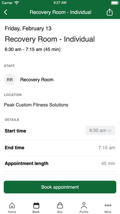 Peak Custom Fitness Solutions screenshot