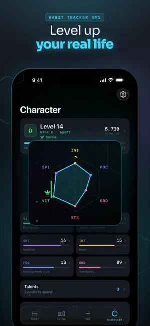 Never Stall: Level Up Habits screenshot 1