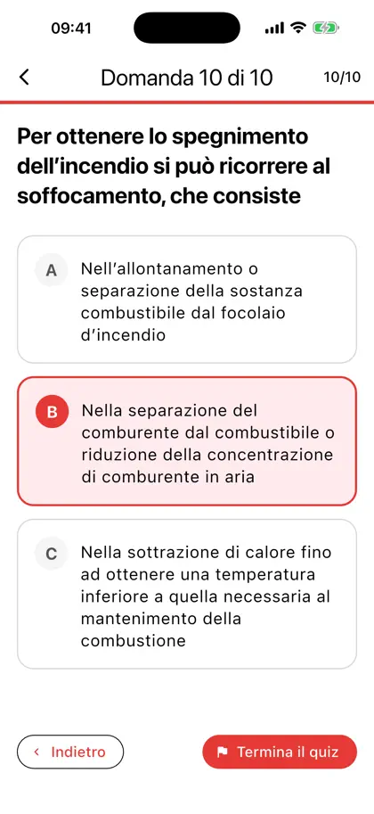 Screenshot 5 von 5 zu Quiz Antincendio Livello 3