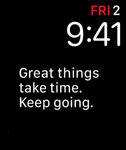 Apple Watch screenshot