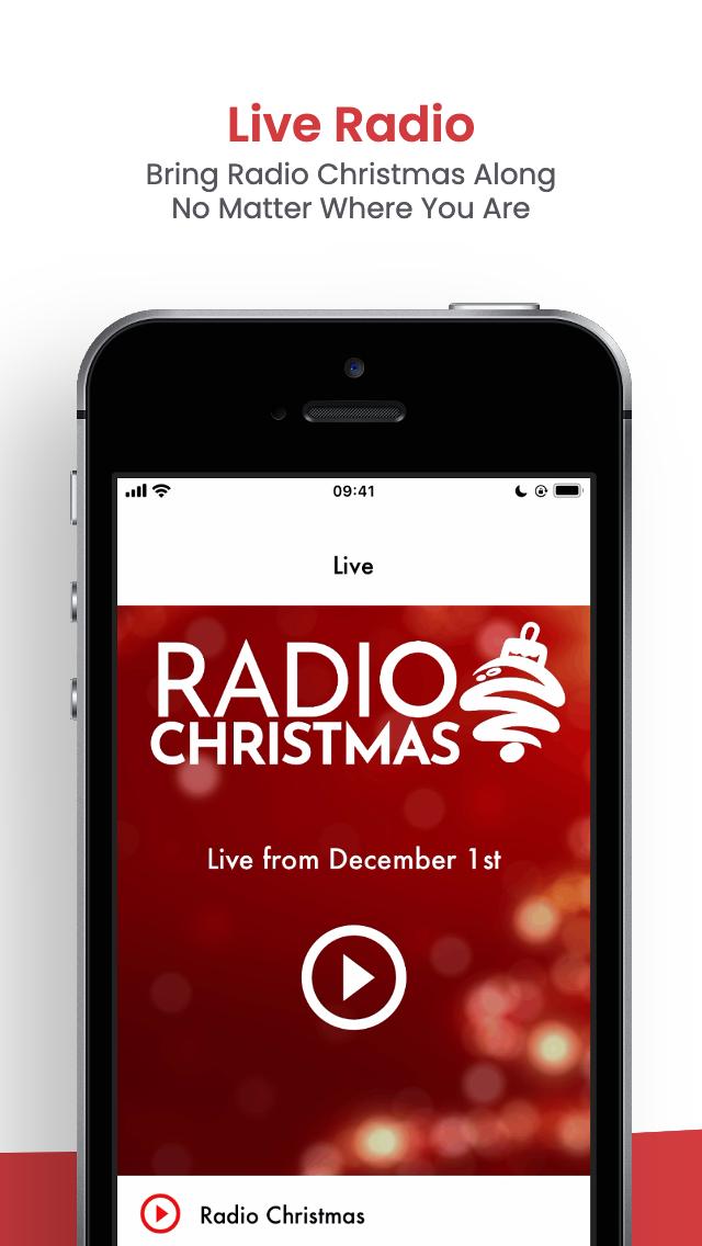 Radio Christmas App Screenshot