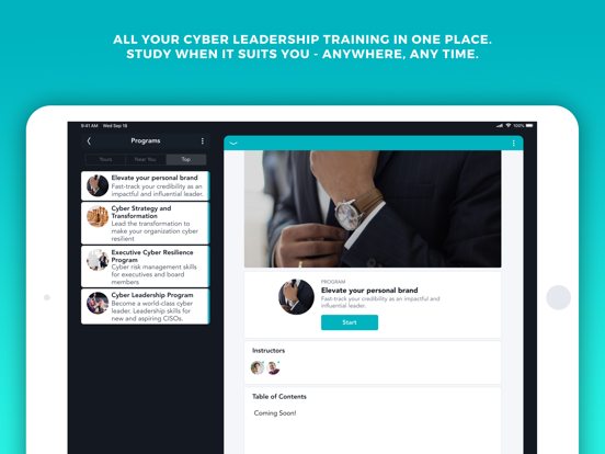 Screenshot #5 pour Cyber Leadership Hub