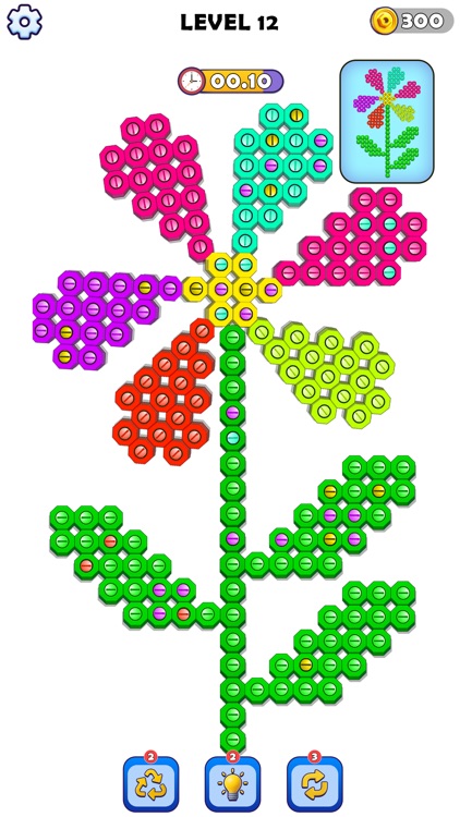 Nut n Bolt Color Sorting Game