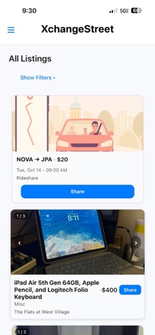 XchangeStreet screenshot