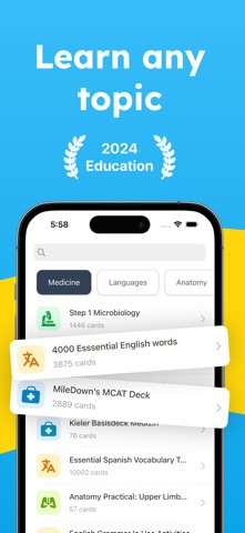 Mopiq: AI Flashcards Learning Screenshot 2 of 6