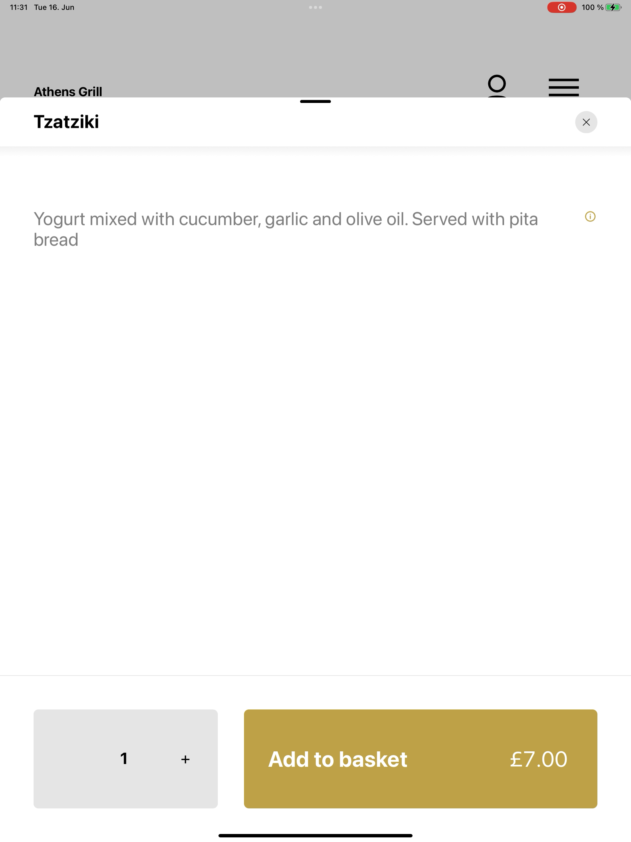 Athens Grill UK screenshot 8
