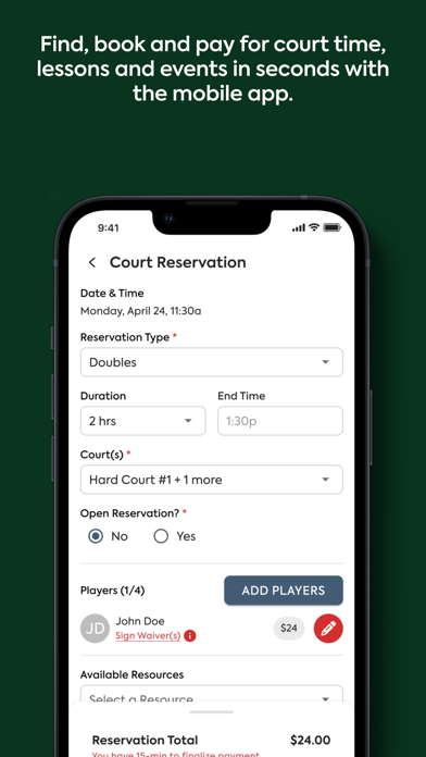 Chip's Pickleball Club Screenshot