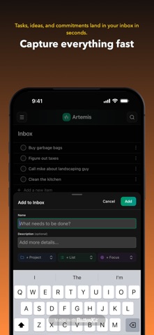 Artemis for GTD Screenshot 4 of 10