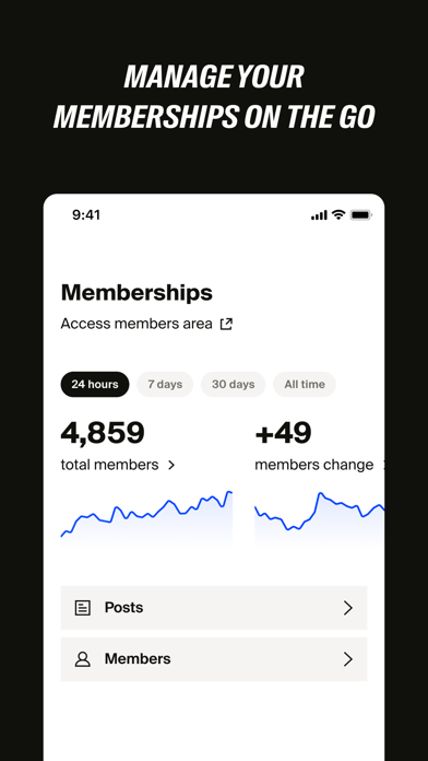 Fourthwall for Creators iPhone screenshot 4 - Business app
