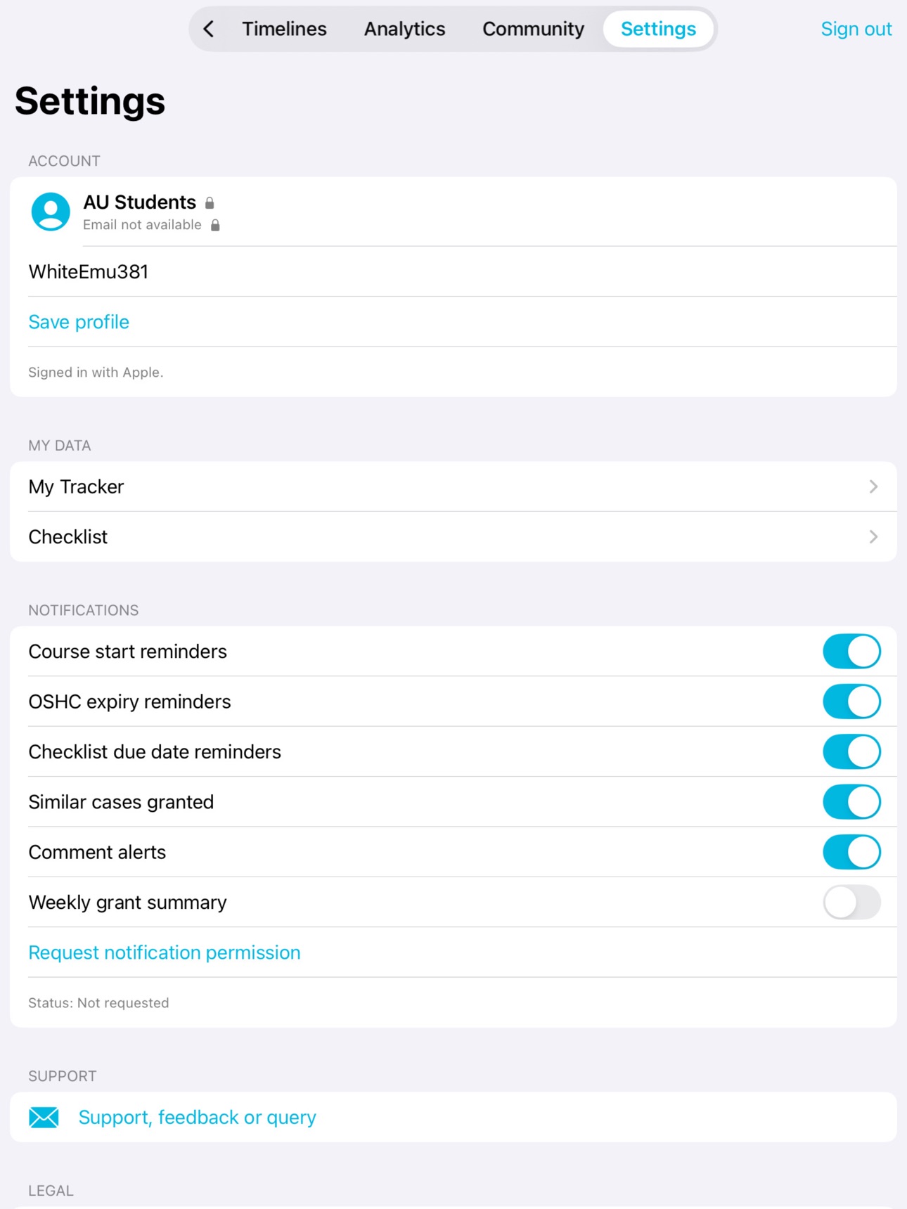 Screenshot 8 of Australia Student Visa Tracker