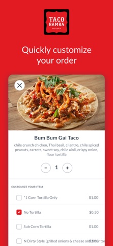 Taco Bamba Taqueria Screenshot 2 of 4