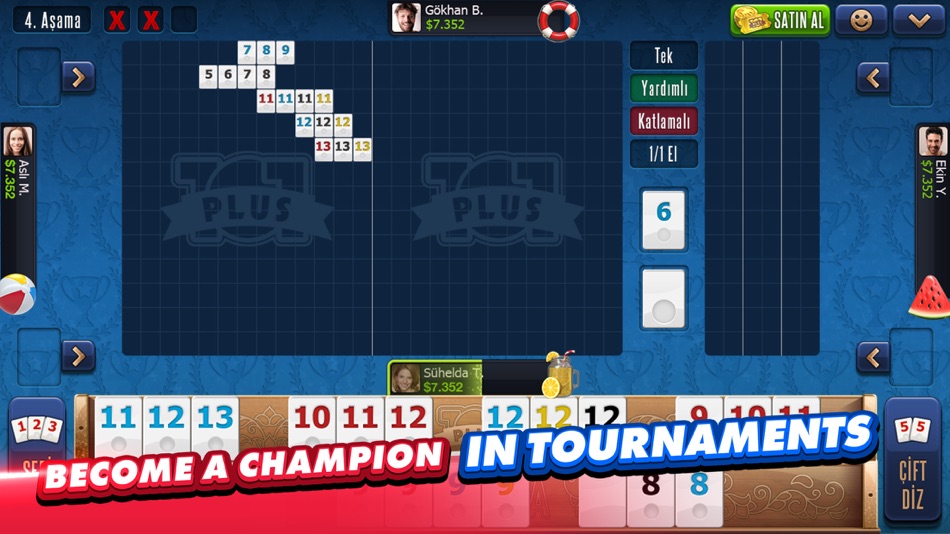 #7. 101 Okey Plus Rummy Board Game (iOS) Bởi: Zynga Inc.