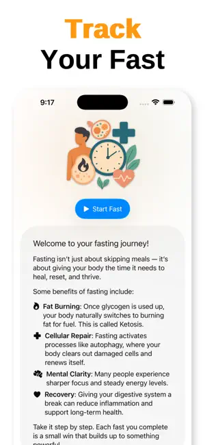 Minimal Fasting Tracker screenshot 1