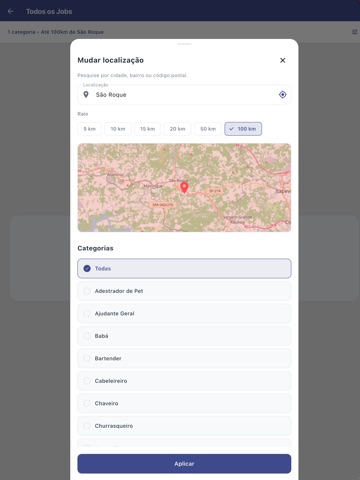 Jobber iPad screenshot