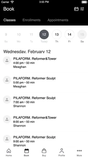 Pilaform screenshot 2