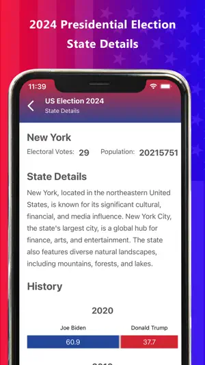 Presidential & US Election App screenshot 4