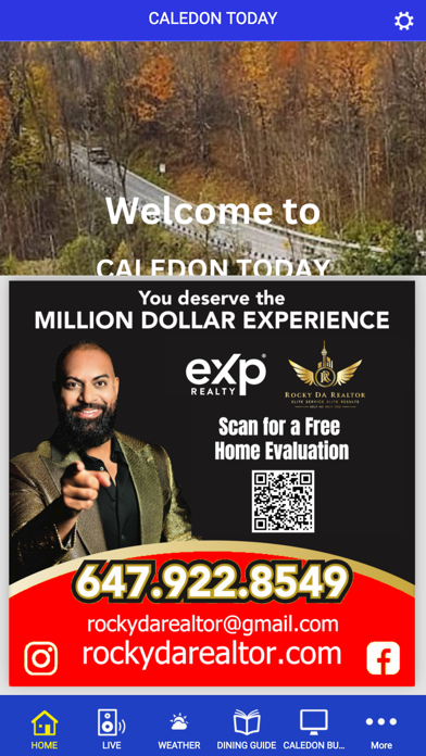CALEDON TODAY app screenshot