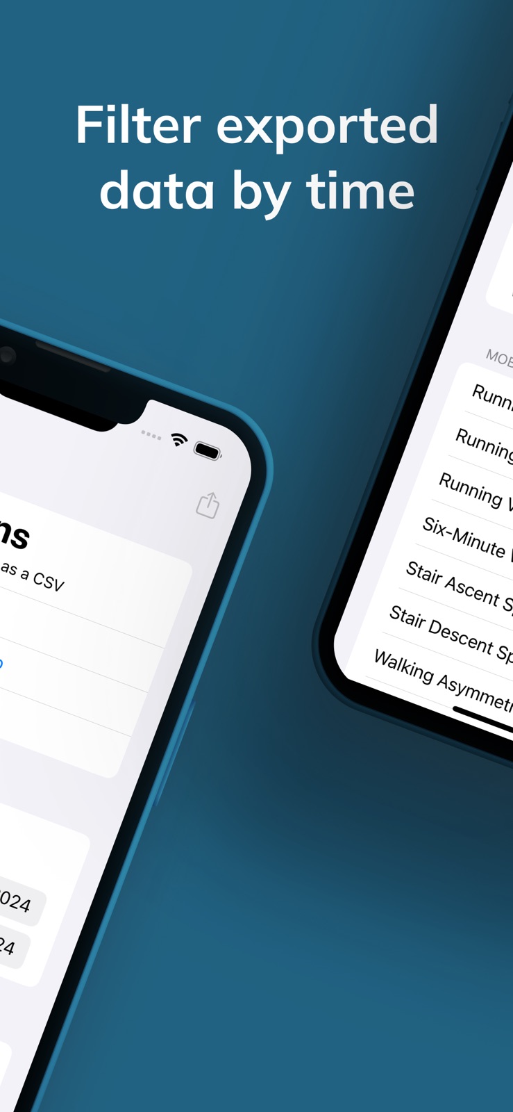 Health Lens - CSV Exporter iphone screenshot 2